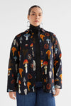 Elk Allem Shirt Mushroom Print