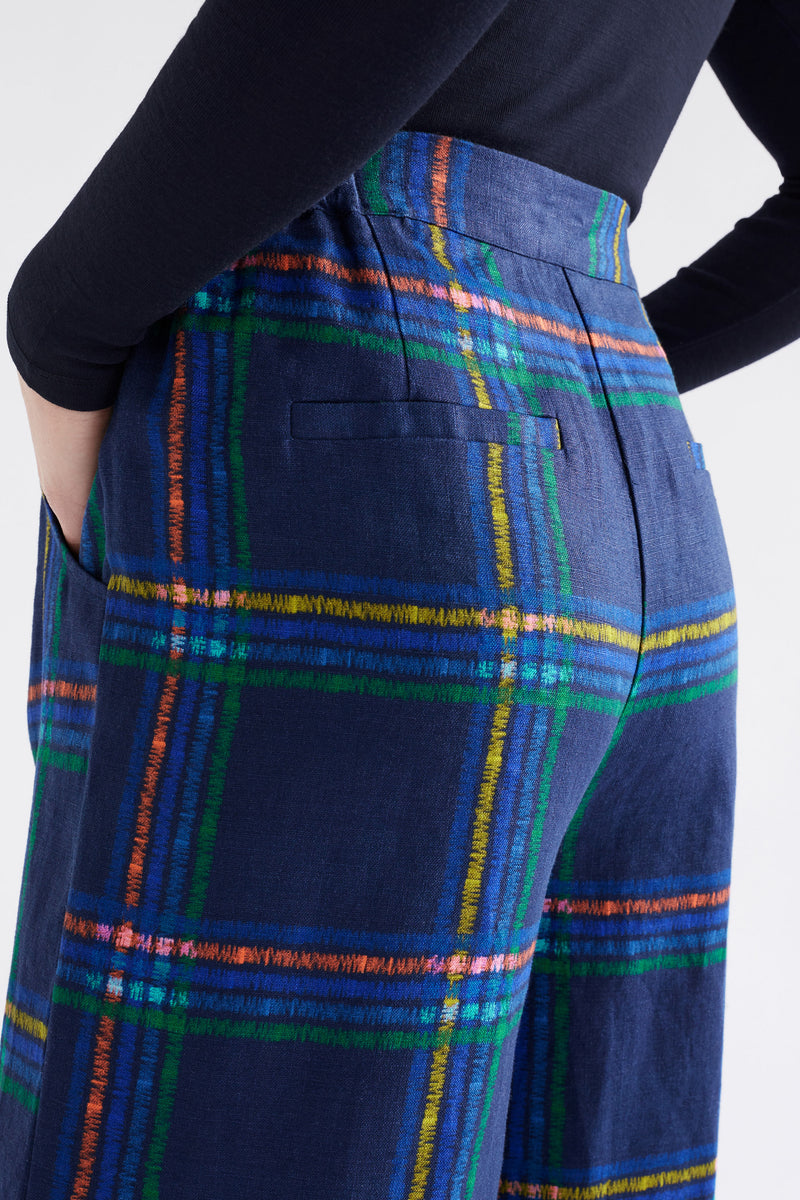 Elk Paimo Linen Pant Elba Check