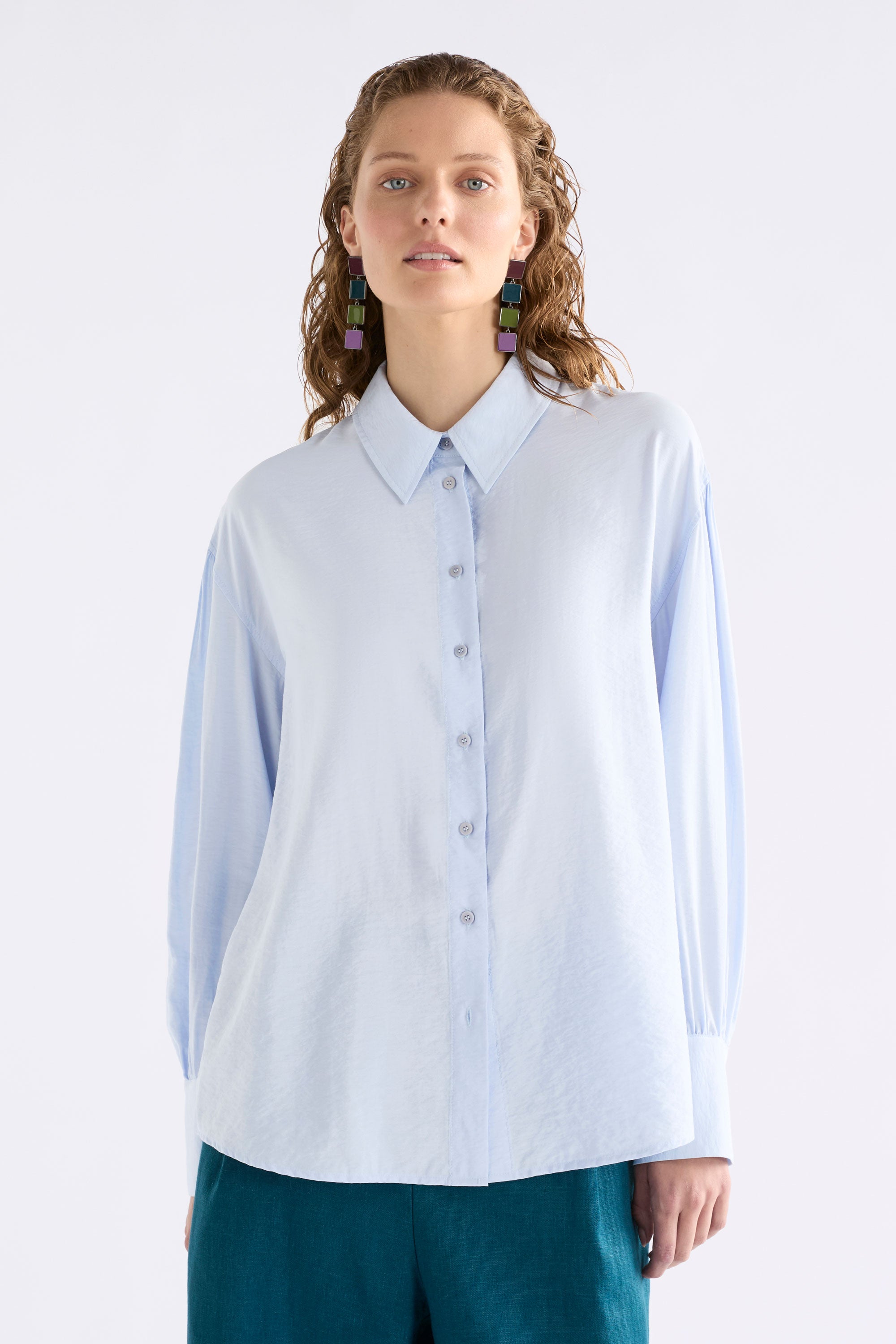 Elk Pressa Shirt Pearl Blue