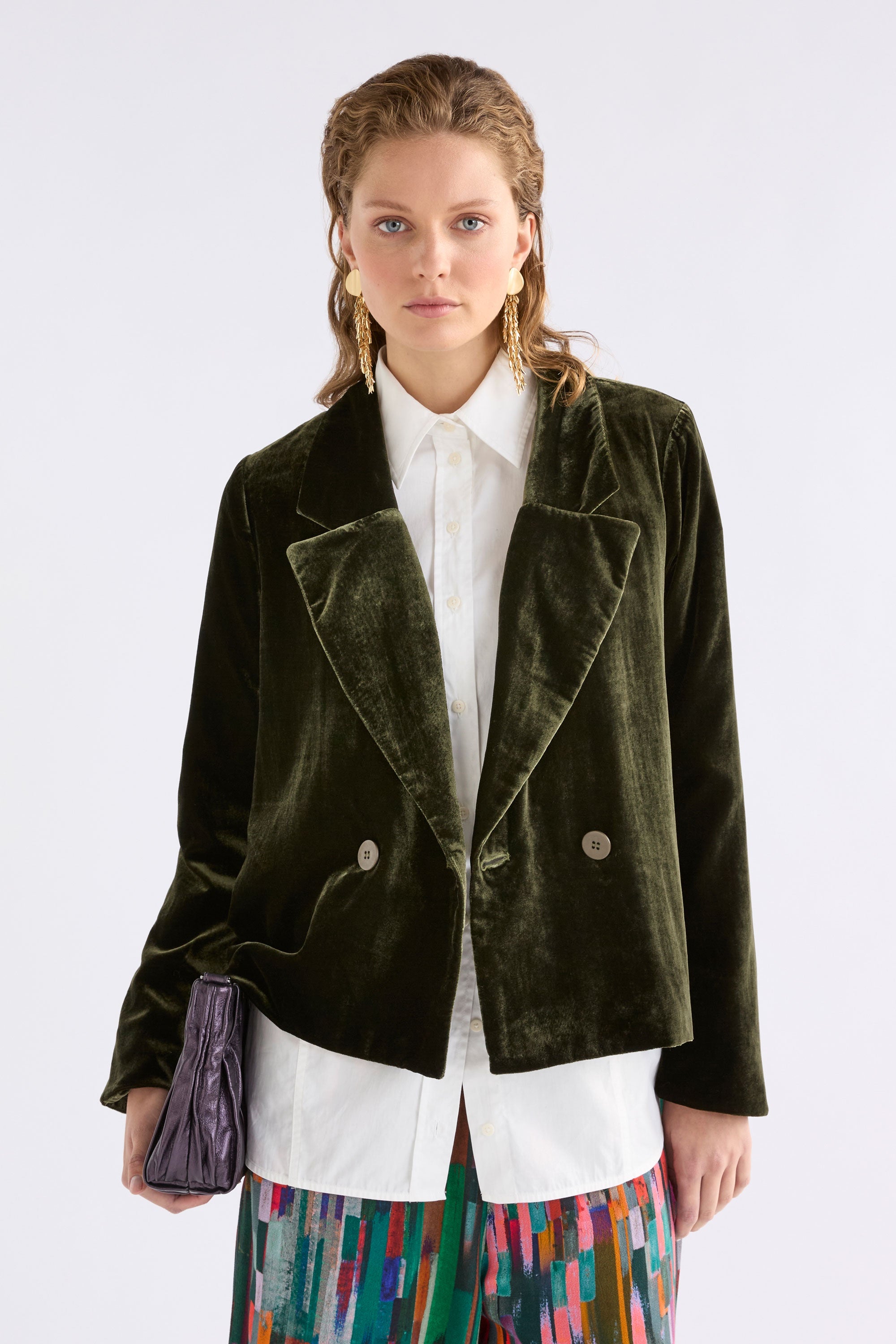 Elk Suuri D B Blazer Deep Olive