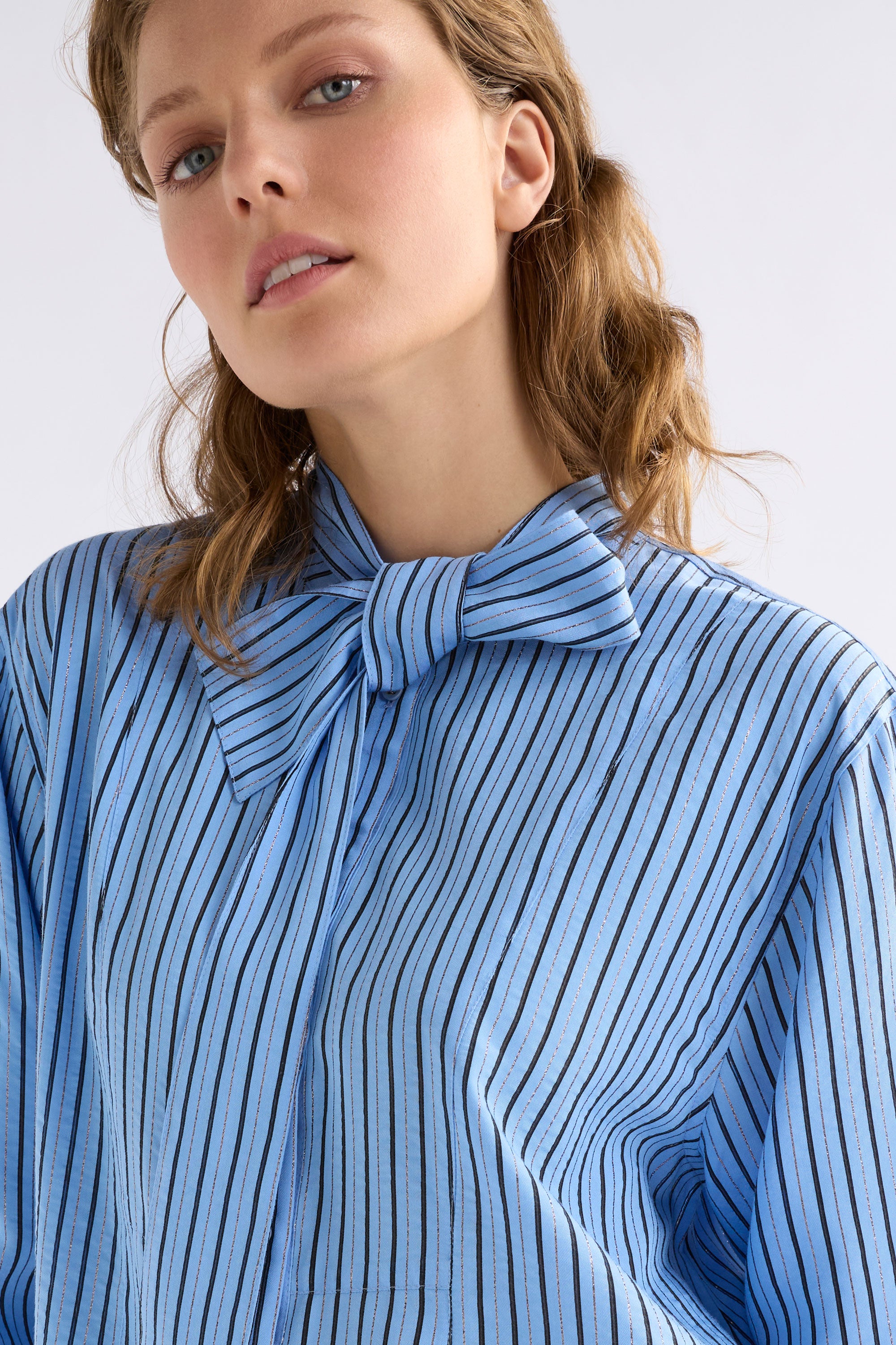 Elk Hedi Shirt Chambray Stripe