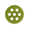 Ceramic Flower Arranging Disc Green