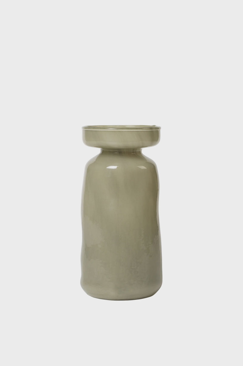 Broste Solai Glass Vase Light Green