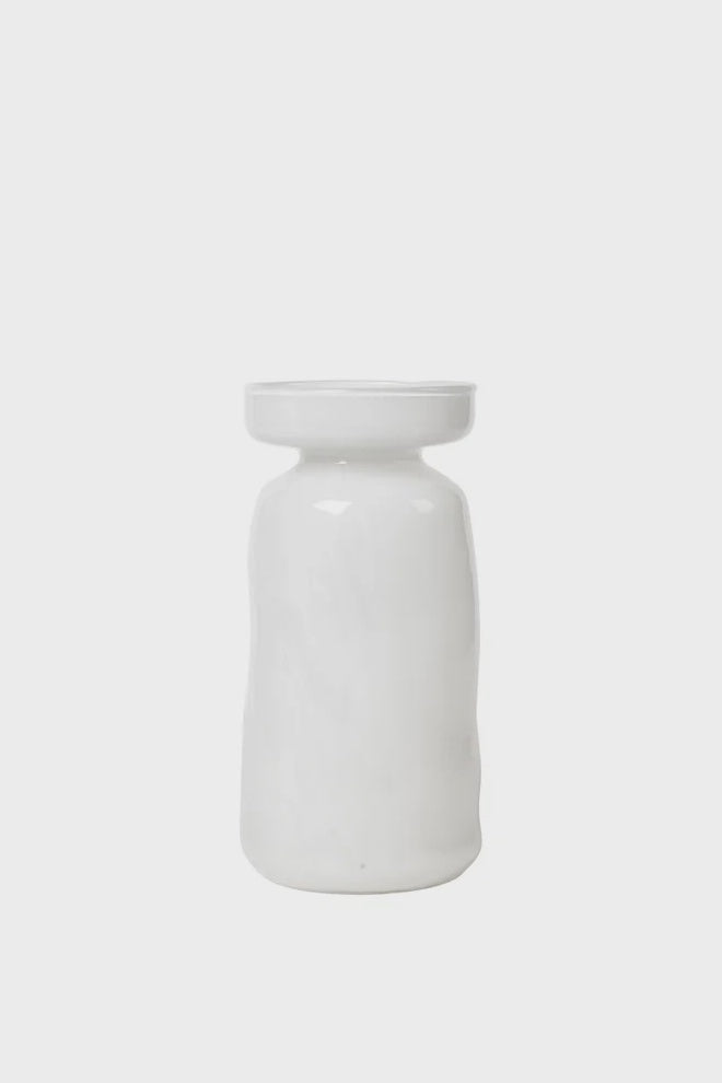 Broste Solai Glass Vase White