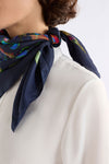 Elk Silk Scarf Vaara Print
