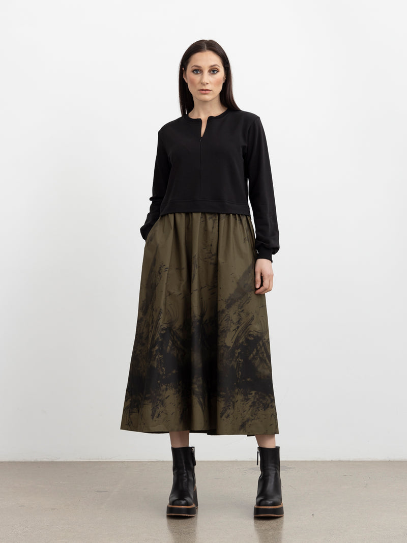 X.LAB Conscious Dress Black/Olive