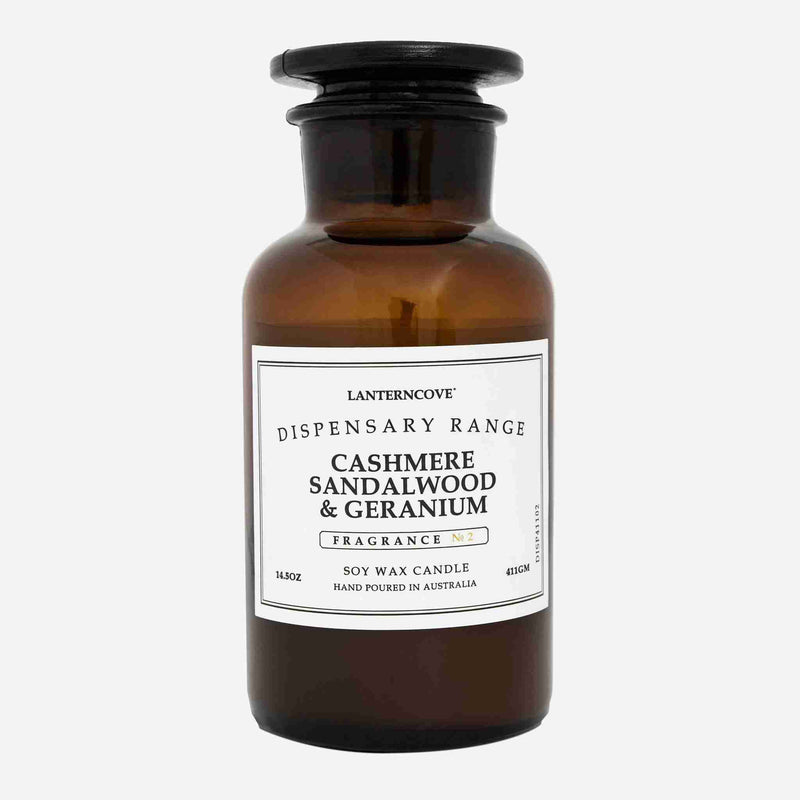 Dispensary Candle | Sandalwood & Geranium