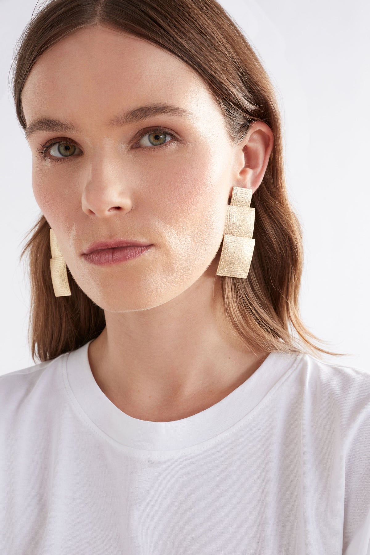 Elk Metri Drop Earring Gold