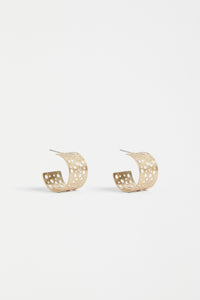 Elk Hulle Tiny Hoop Earring Gold