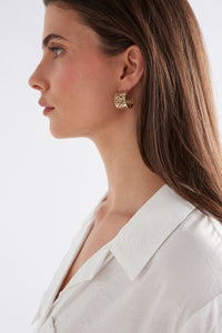 Elk Hulle Tiny Hoop Earring Gold