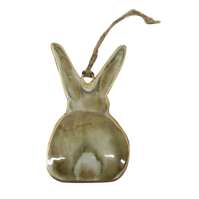 Vintage Tin Bunny Bottom
