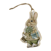 Tin Bunny Ornaments