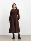 X.LAB Frost Noir Dress Brown