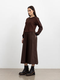 X.LAB Frost Noir Dress Brown