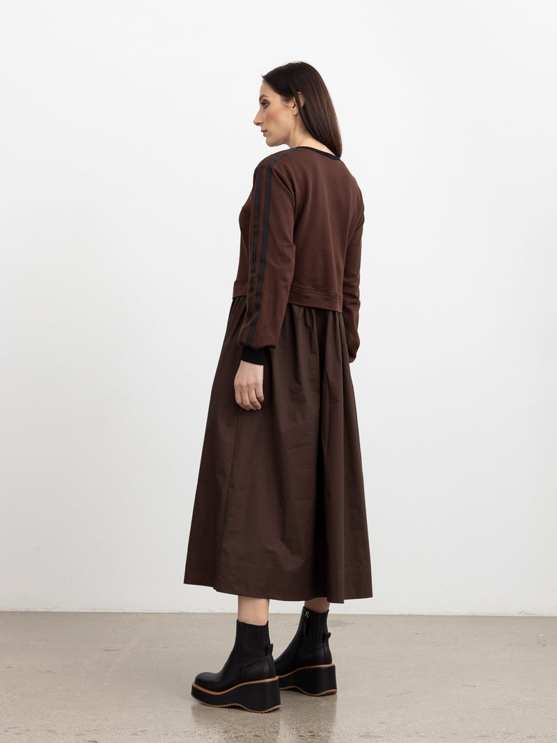 X.LAB Frost Noir Dress Brown