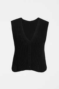 Elk Kupa Knit Vest Black