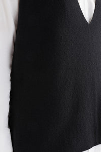 Elk Alin Knit Vest Black