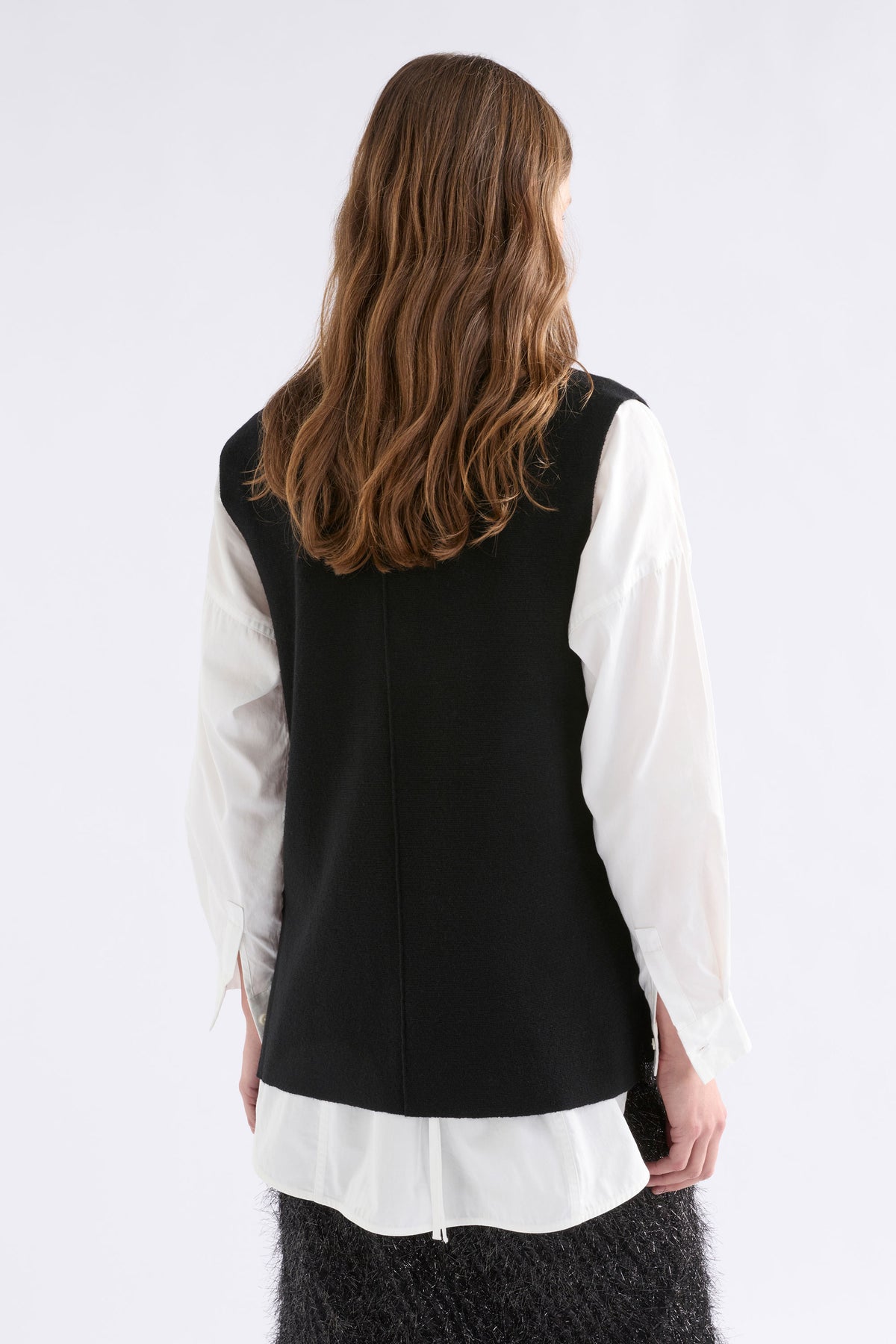 Elk Alin Knit Vest Black