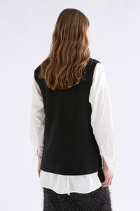 Elk Alin Knit Vest Black