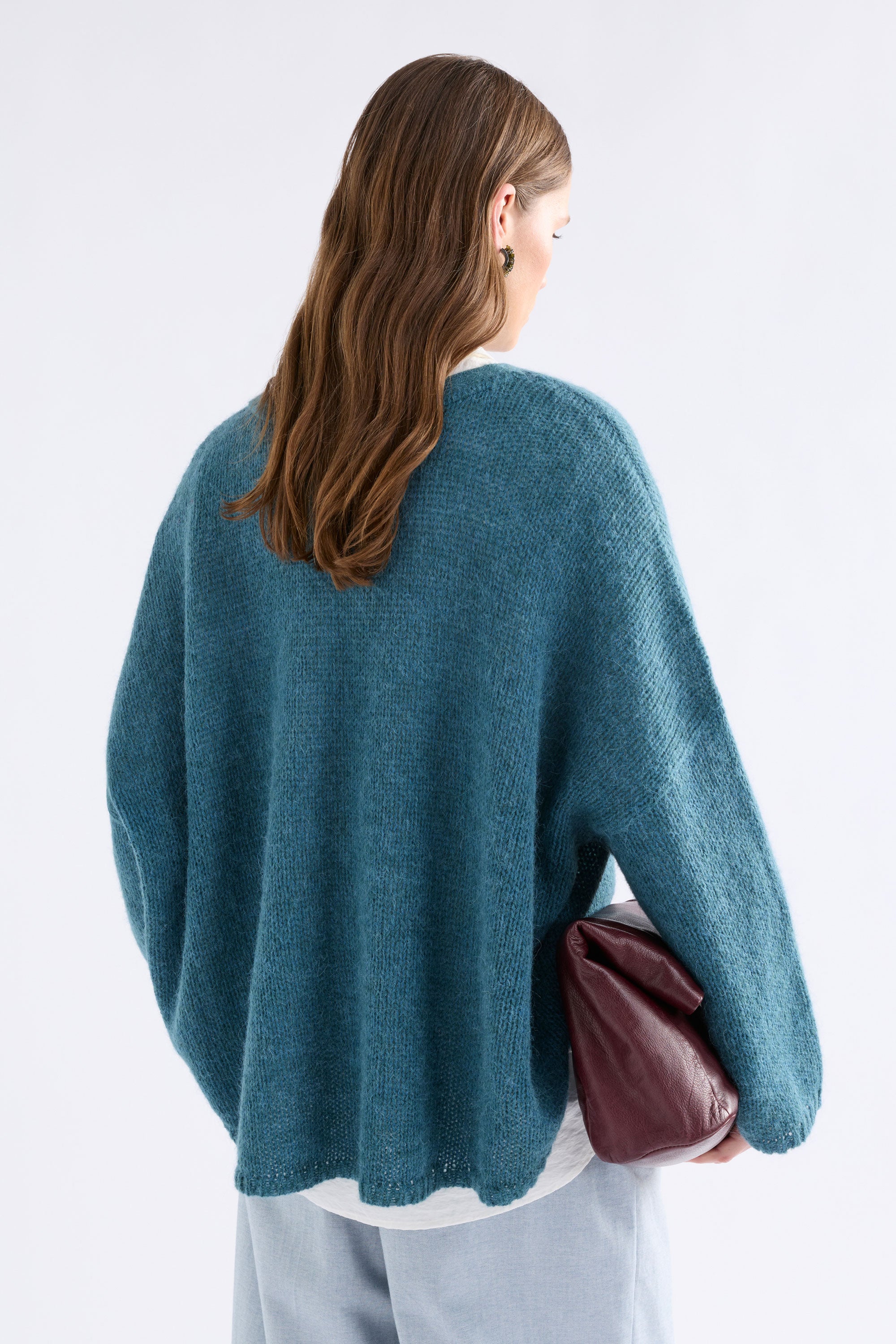Elk Agna Sweater Stone Blue