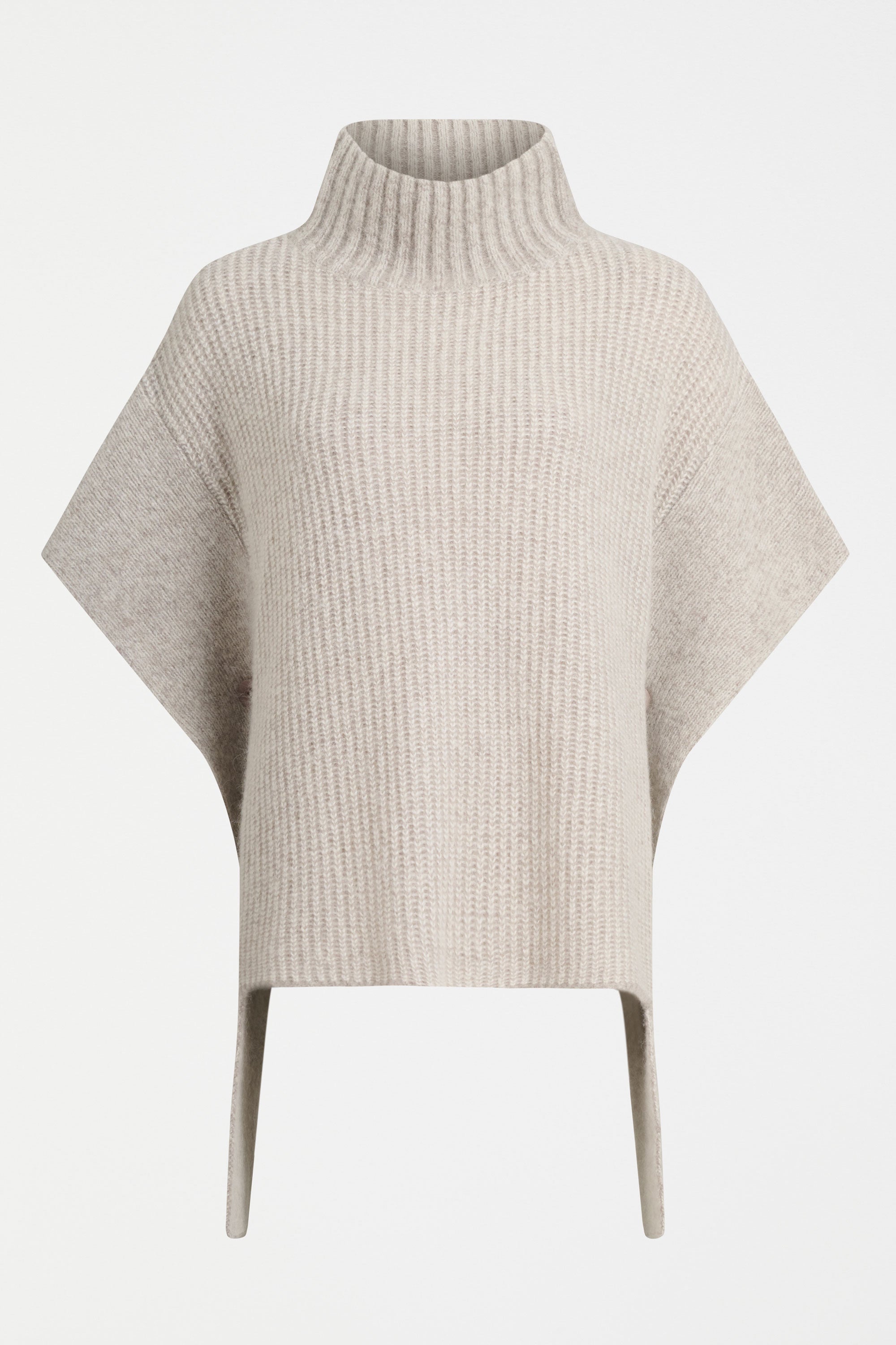 Elk Aleph Poncho Oatmeal Melange