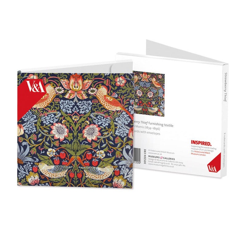 Notecards 8 Pack: Strawberry Thief