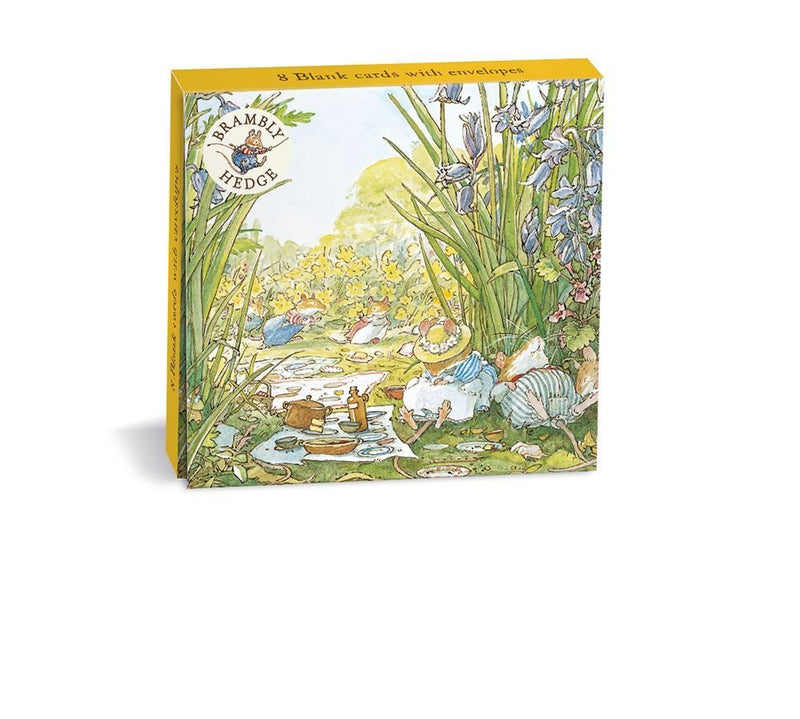 Mini Notecards 8 Pack: Bluebells