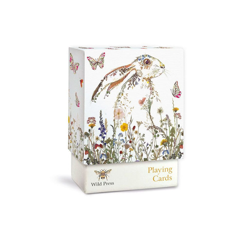 Playing Cards: Wildflower Hare