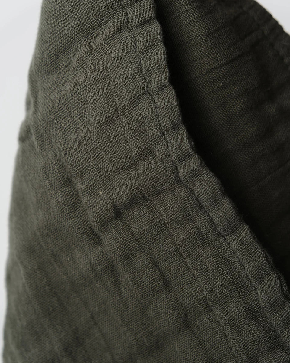 Babu Muslin Swaddle Blanket Moss