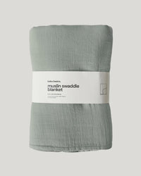 Babu Muslin Swaddle Blanket Sage