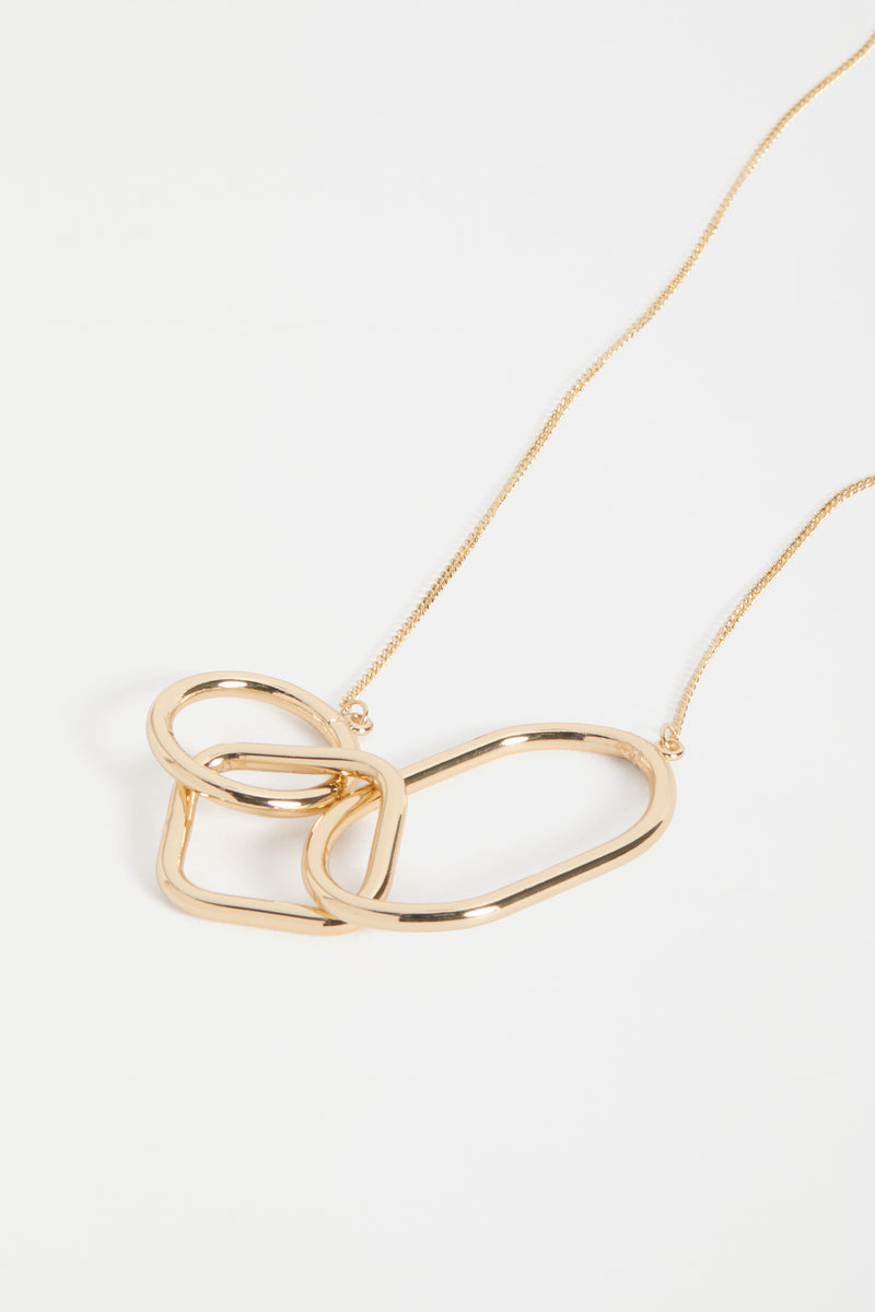 Elk Rei Long Necklace Gold