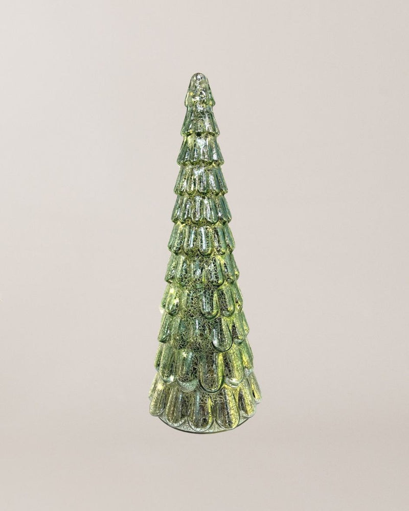 Light-Up Glass Tree Sage