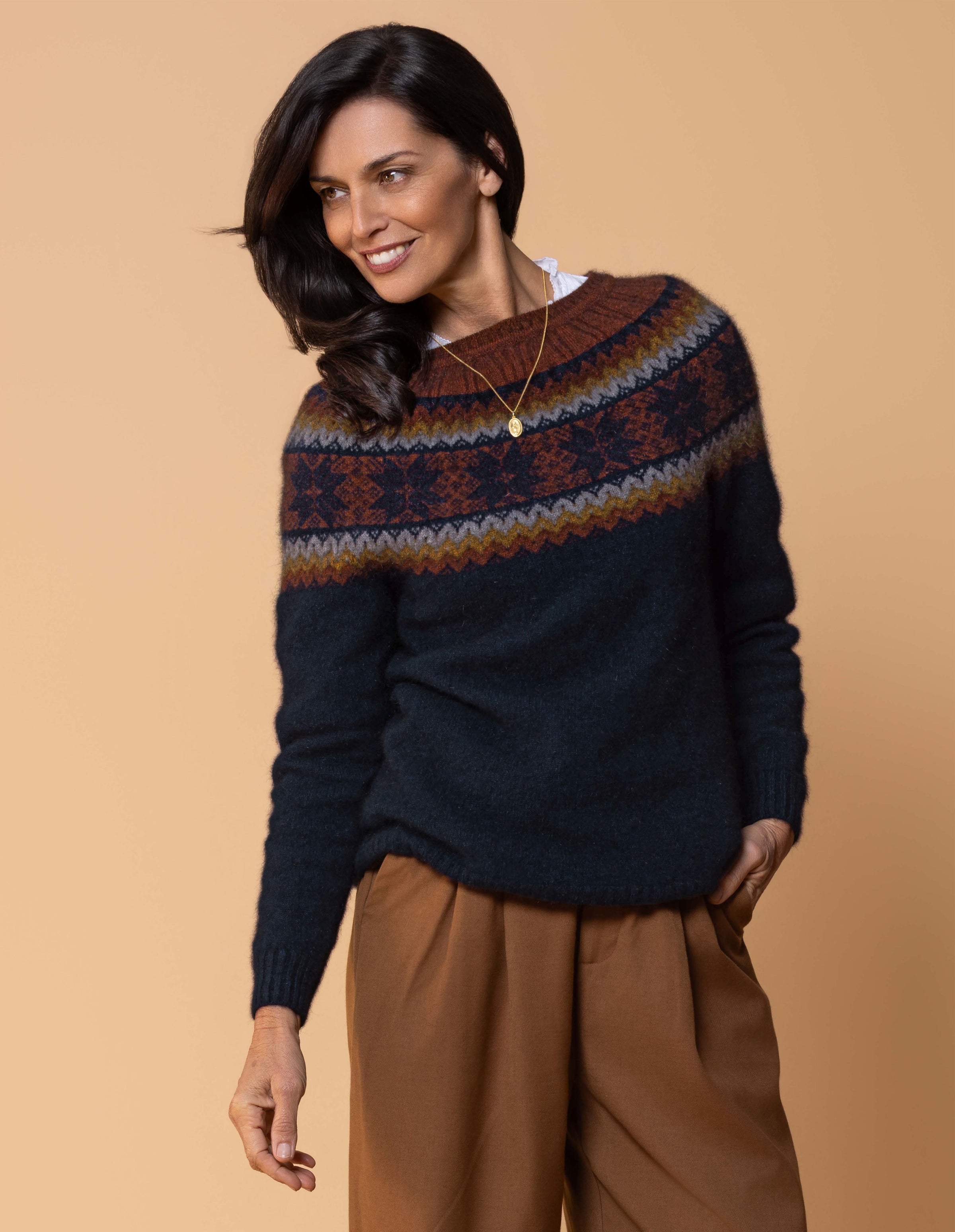 Noble Wilde Norwdarn Sweater Maritime