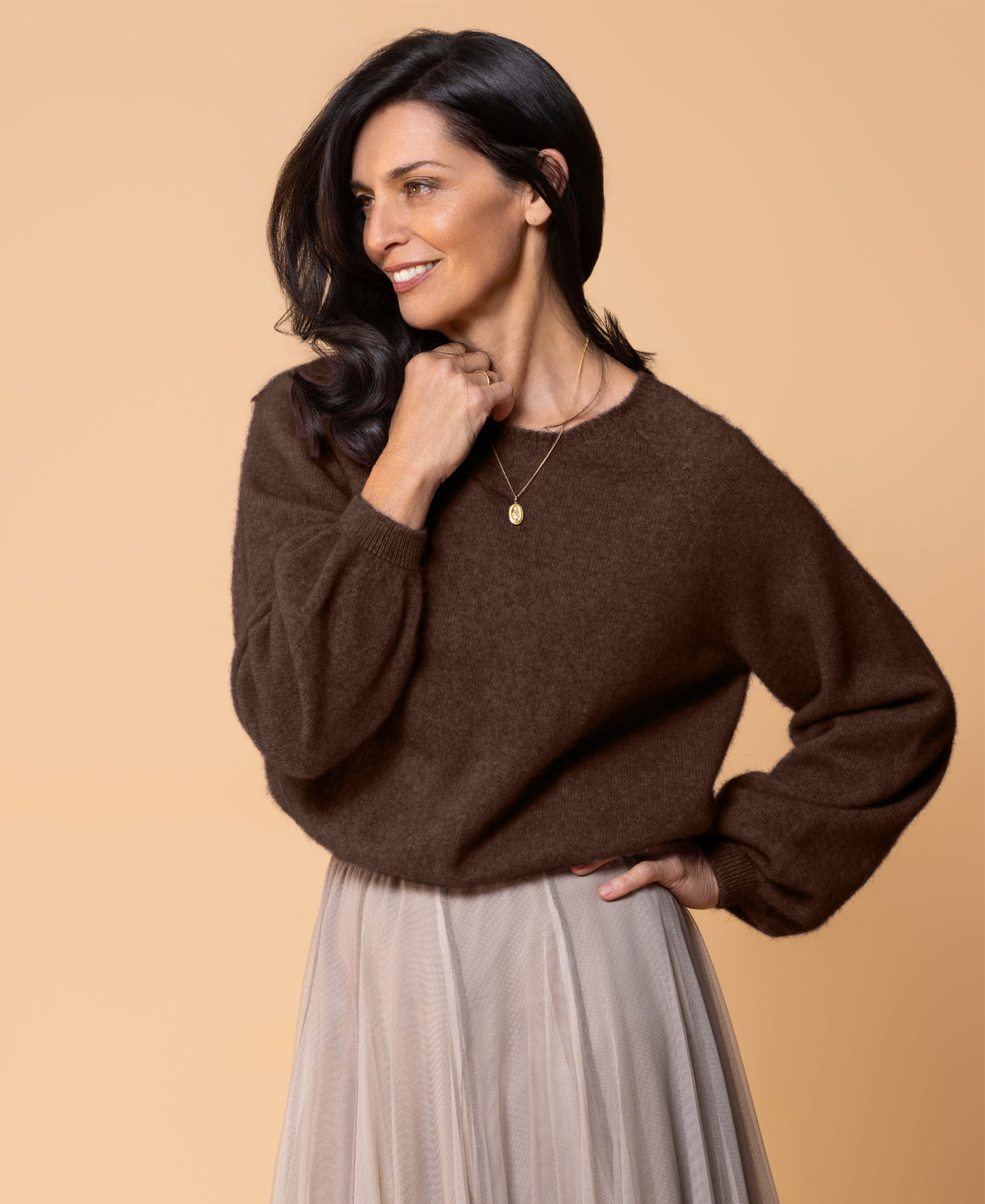 Noble Wilde Bellow Sleeve Sweater Tobago