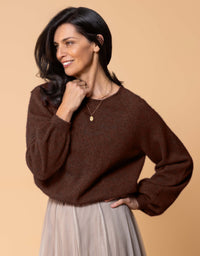 Noble Wilde Bellow Sleeve Sweater Rimu