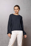 Noble Wilde Bellow Sleeve Top Moraine