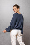 Noble Wilde Bellow Sleeve Top Neptune
