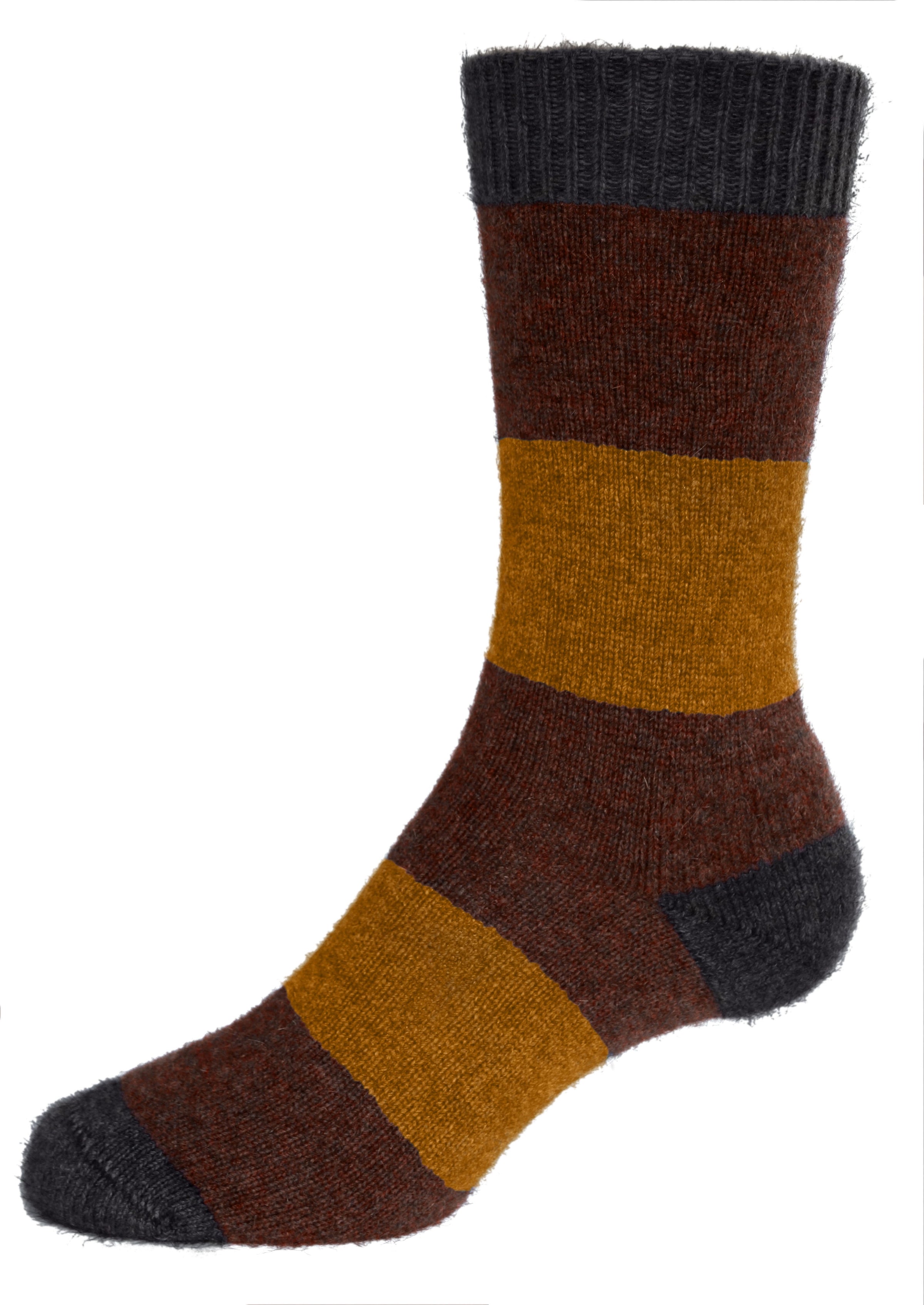 Noble Wilde Hoop Sock Charcoal
