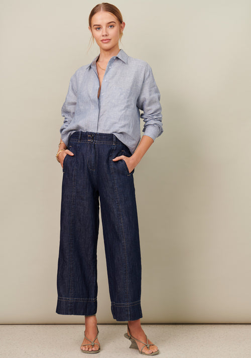 Pol Elisa Shirt Denim