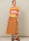 Pol Chloe Knit T-Shirt Warm Stripe