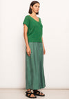 Pol Rig Knit Top Green