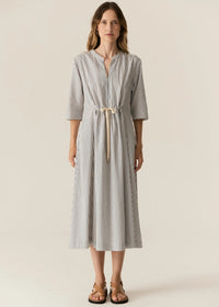 Pol Vera Shirt Dress Blue Stripe