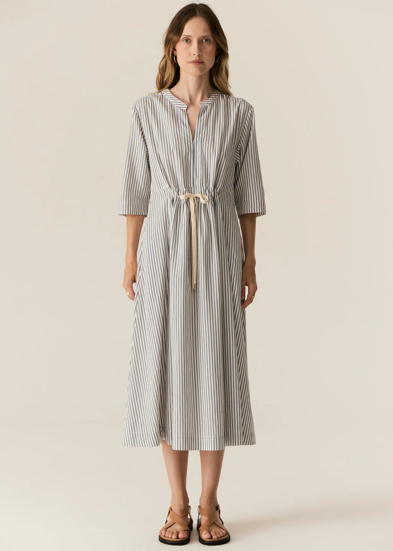 Pol Vera Shirt Dress Blue Stripe