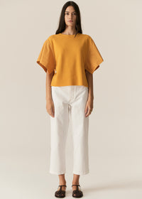 Pol Fern Tapered Pant White