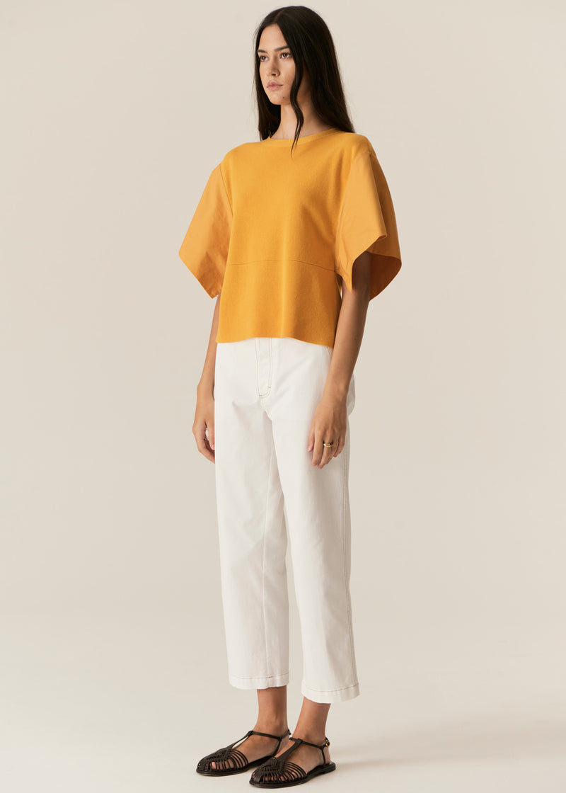 Pol Fern Tapered Pant White