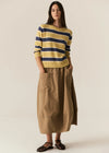 Pol Avrid Bubble Skirt Khaki