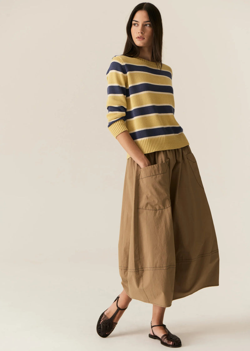 Pol Avrid Bubble Skirt Khaki