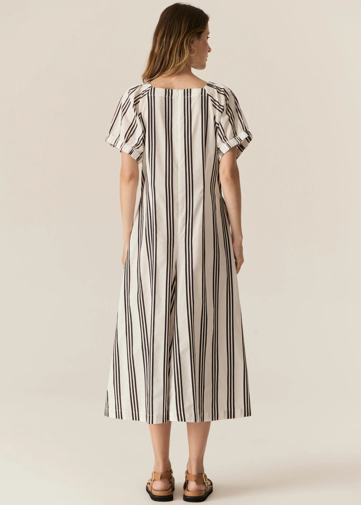 Pol Parc Dress Ink Stripe
