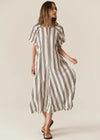 Pol Parc Dress Ink Stripe