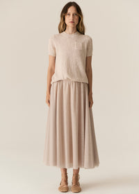 Pol Pax Lurex Tee Pink